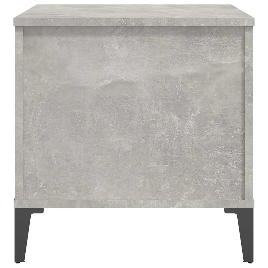 Coffee Table Concrete Grey 60x44,5x45 cm Engineered Wood