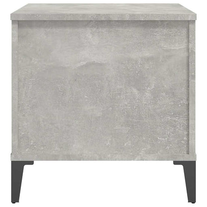 Coffee Table Concrete Grey 60x44,5x45 cm Engineered Wood