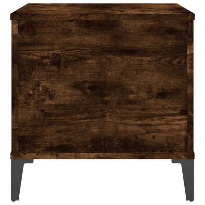 Coffee Table Smoked Oak 60x44,5x45 cm Engineered Wood