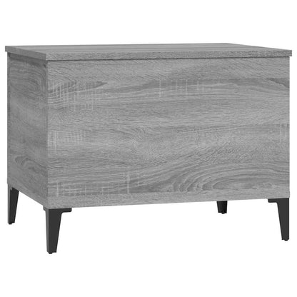 Coffee Table Grey Sonoma 60x44,5x45 cm Engineered Wood