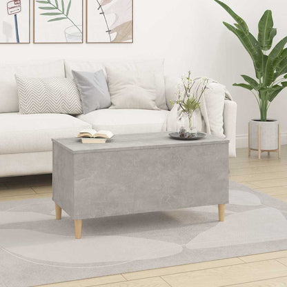 Coffee Table Concrete Grey 90x44,5x45 cm Engineered Wood