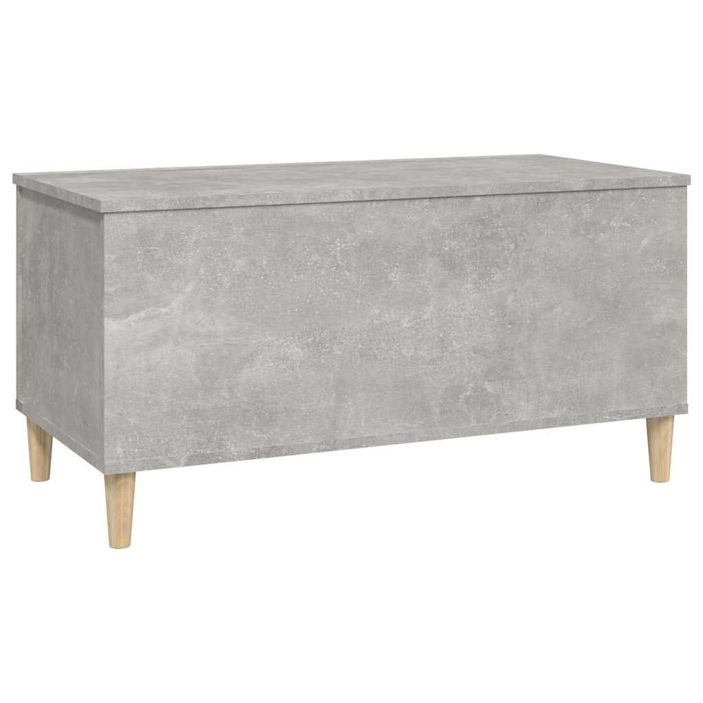 Coffee Table Concrete Grey 90x44,5x45 cm Engineered Wood