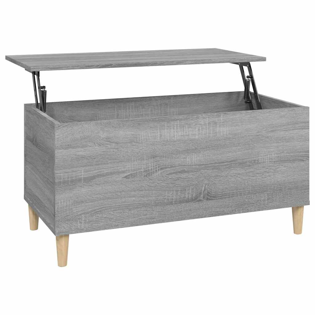 Coffee Table Grey Sonoma 90x44,5x45 cm Engineered Wood