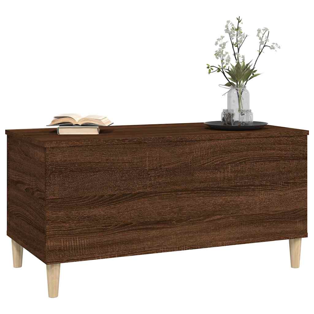 Coffee Table Brown Oak 90x44,5x45 cm Engineered Wood