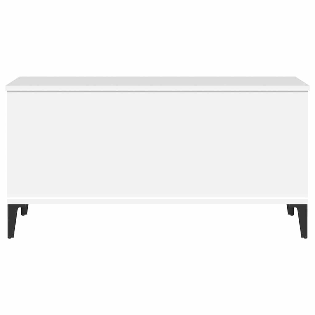 Coffee Table White 90x44.5x45 cm Engineered Wood