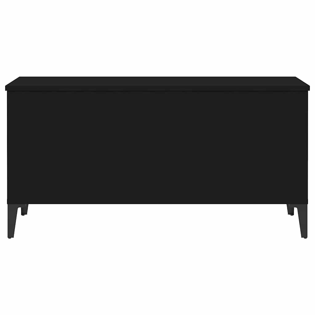 Coffee Table Black 90x44,5x45 cm Engineered Wood
