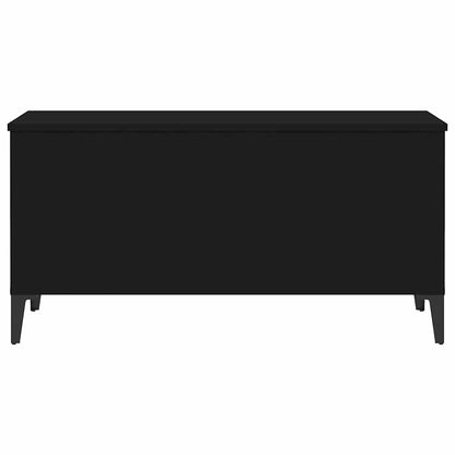 Coffee Table Black 90x44,5x45 cm Engineered Wood