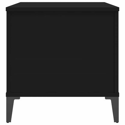Coffee Table Black 90x44.5x45 cm Engineered Wood