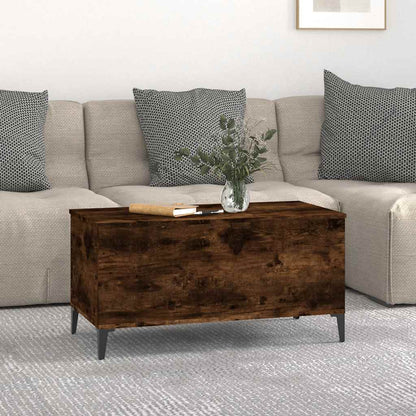 Coffee Table Smoked Oak 90x44,5x45 cm Engineered Wood