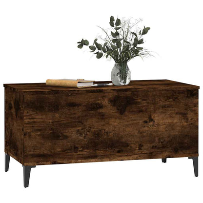 Coffee Table Smoked Oak 90x44,5x45 cm Engineered Wood
