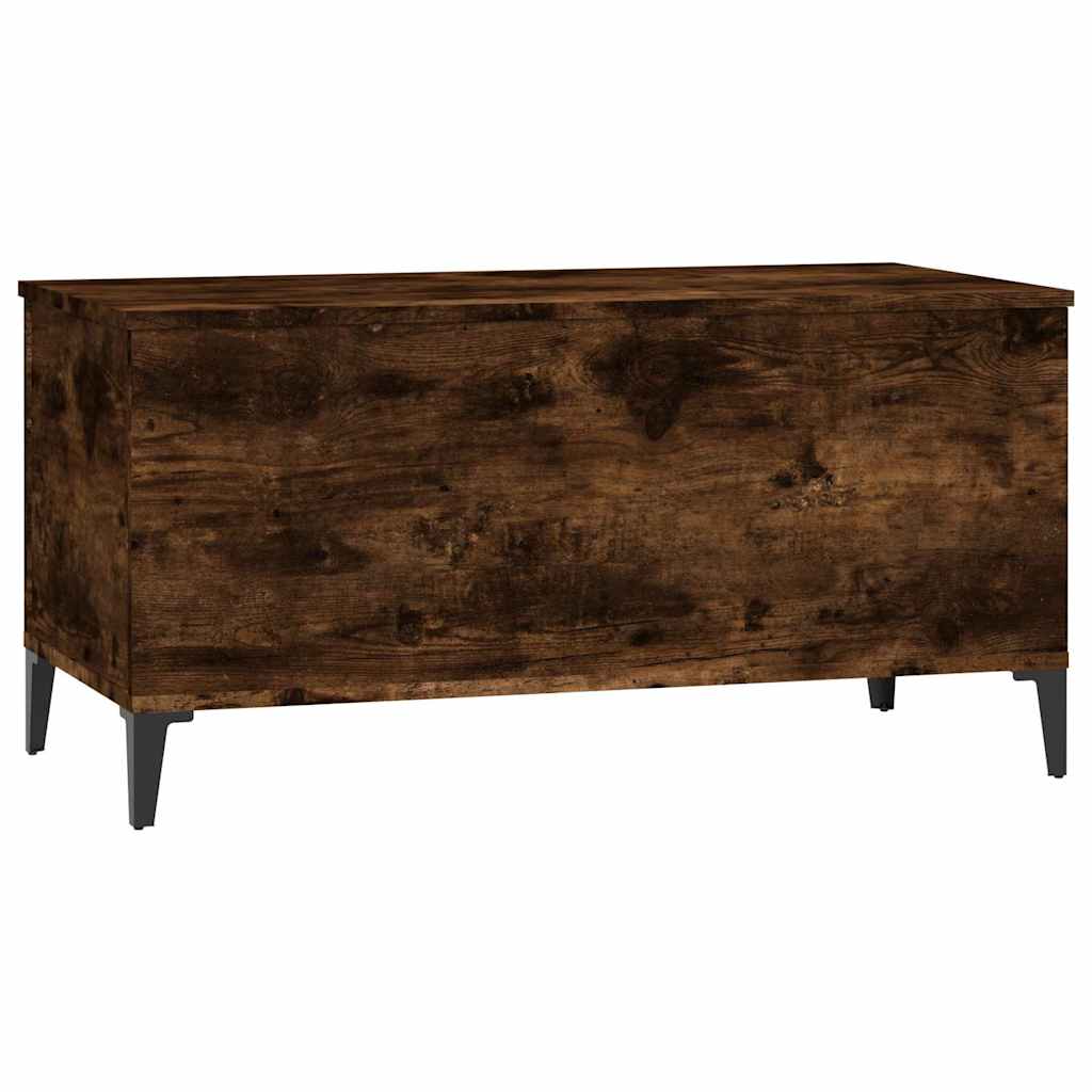 Coffee Table Smoked Oak 90x44,5x45 cm Engineered Wood