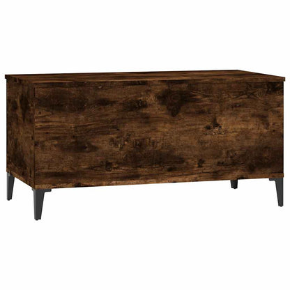 Coffee Table Smoked Oak 90x44,5x45 cm Engineered Wood