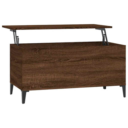 Coffee Table Brown Oak 90x44,5x45 cm Engineered Wood