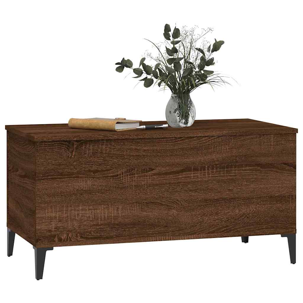 Coffee Table Brown Oak 90x44,5x45 cm Engineered Wood