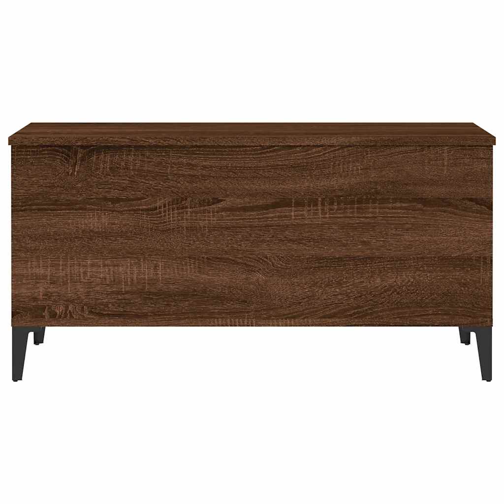Coffee Table Brown Oak 90x44,5x45 cm Engineered Wood