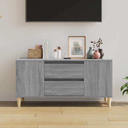 TV Cabinet Grey Sonoma 102x44,5x50 cm Engineered Wood