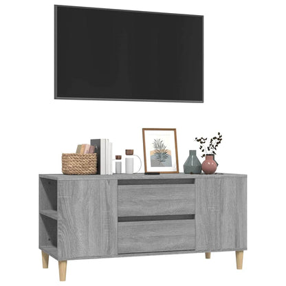 TV Cabinet Grey Sonoma 102x44,5x50 cm Engineered Wood