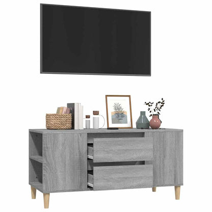 TV Cabinet Grey Sonoma 102x44,5x50 cm Engineered Wood
