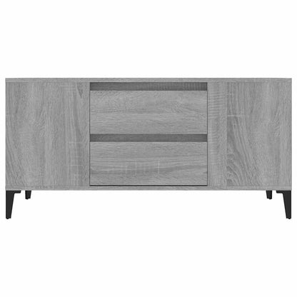 TV Cabinet Grey Sonoma 102x44,5x50 cm Engineered Wood
