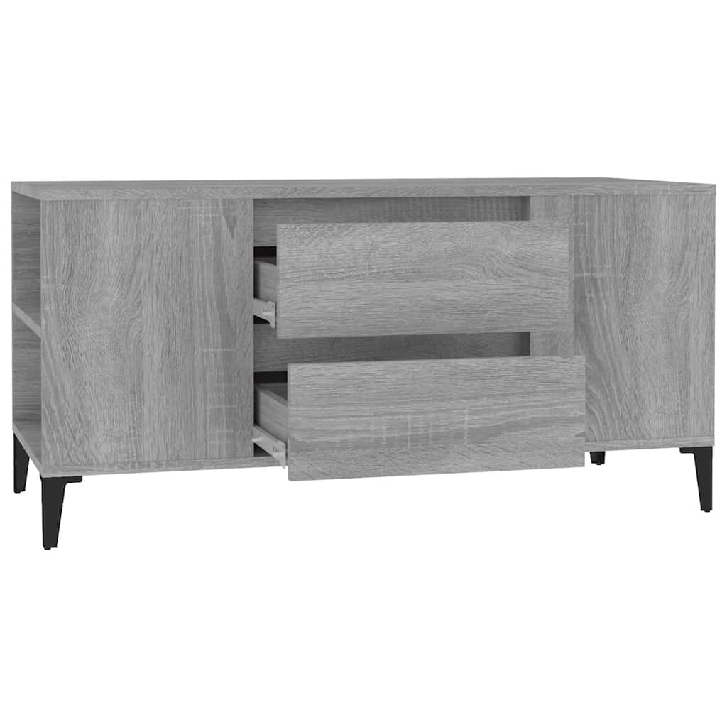 TV Cabinet Grey Sonoma 102x44,5x50 cm Engineered Wood
