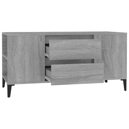 TV Cabinet Grey Sonoma 102x44,5x50 cm Engineered Wood