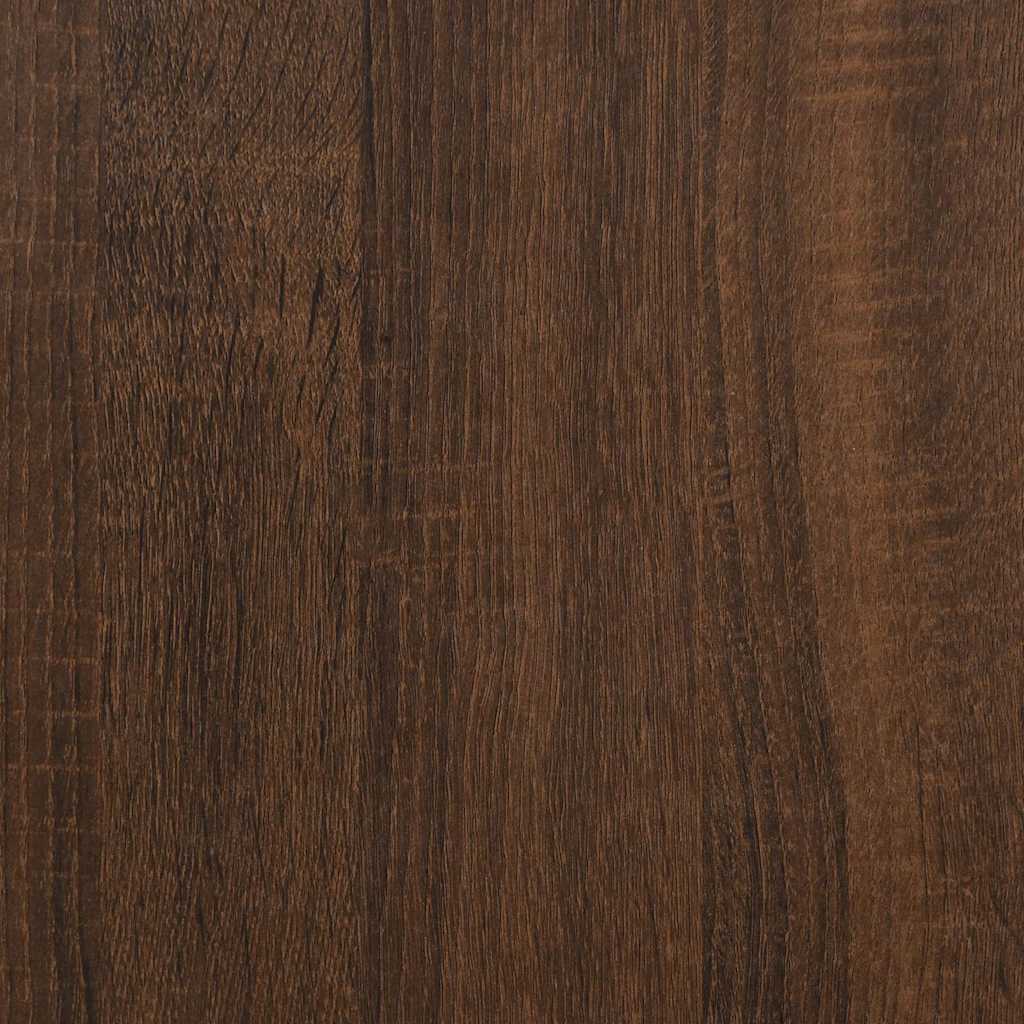 TV Cabinet Brown Oak 102x44,5x50 cm Engineered Wood