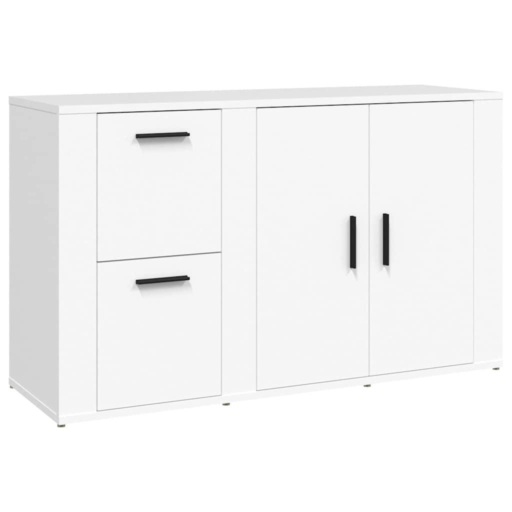 Sideboard White 100x33x59,5 cm Engineered Wood