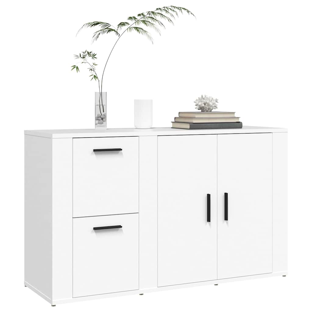 Sideboard White 100x33x59,5 cm Engineered Wood