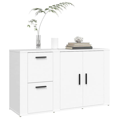 Sideboard White 100x33x59,5 cm Engineered Wood