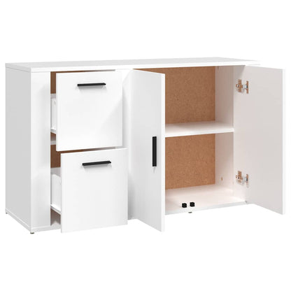 Sideboard White 100x33x59,5 cm Engineered Wood