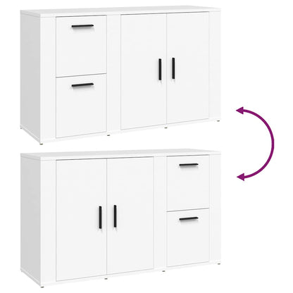 Sideboard White 100x33x59,5 cm Engineered Wood