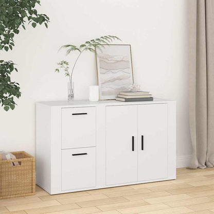 Sideboard White 100x33x59,5 cm Engineered Wood