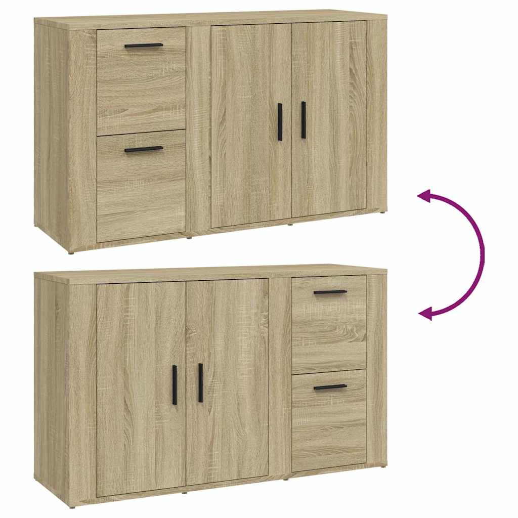 Sideboard Sonoma Oak 100x33x59,5 cm Engineered Wood