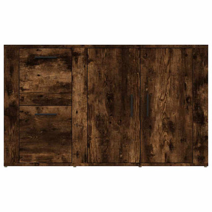 Sideboard Smoked Oak 100x33x59,5 cm Engineered Wood