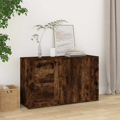 Sideboard Smoked Oak 100x33x59,5 cm Engineered Wood