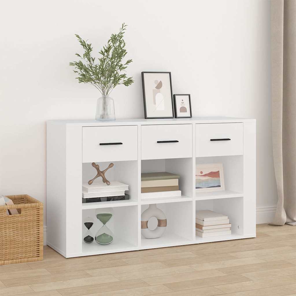 Sideboard White 100x30x59,5 cm Engineered Wood