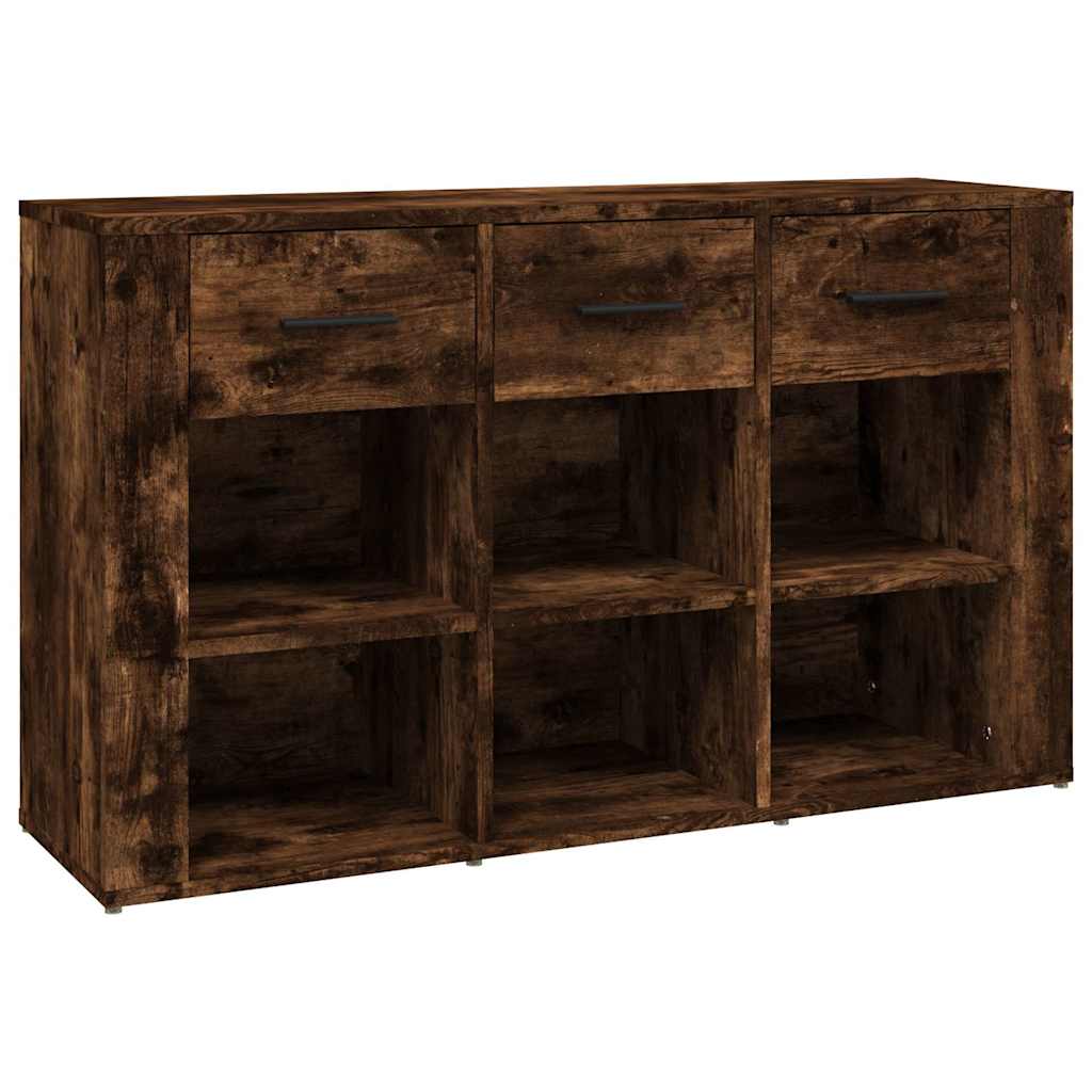 Sideboard Smoked Oak 100x30x59,5 cm Engineered Wood