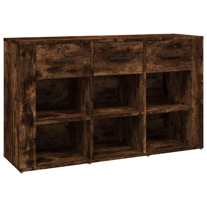 Sideboard Smoked Oak 100x30x59,5 cm Engineered Wood