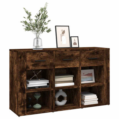 Sideboard Smoked Oak 100x30x59,5 cm Engineered Wood