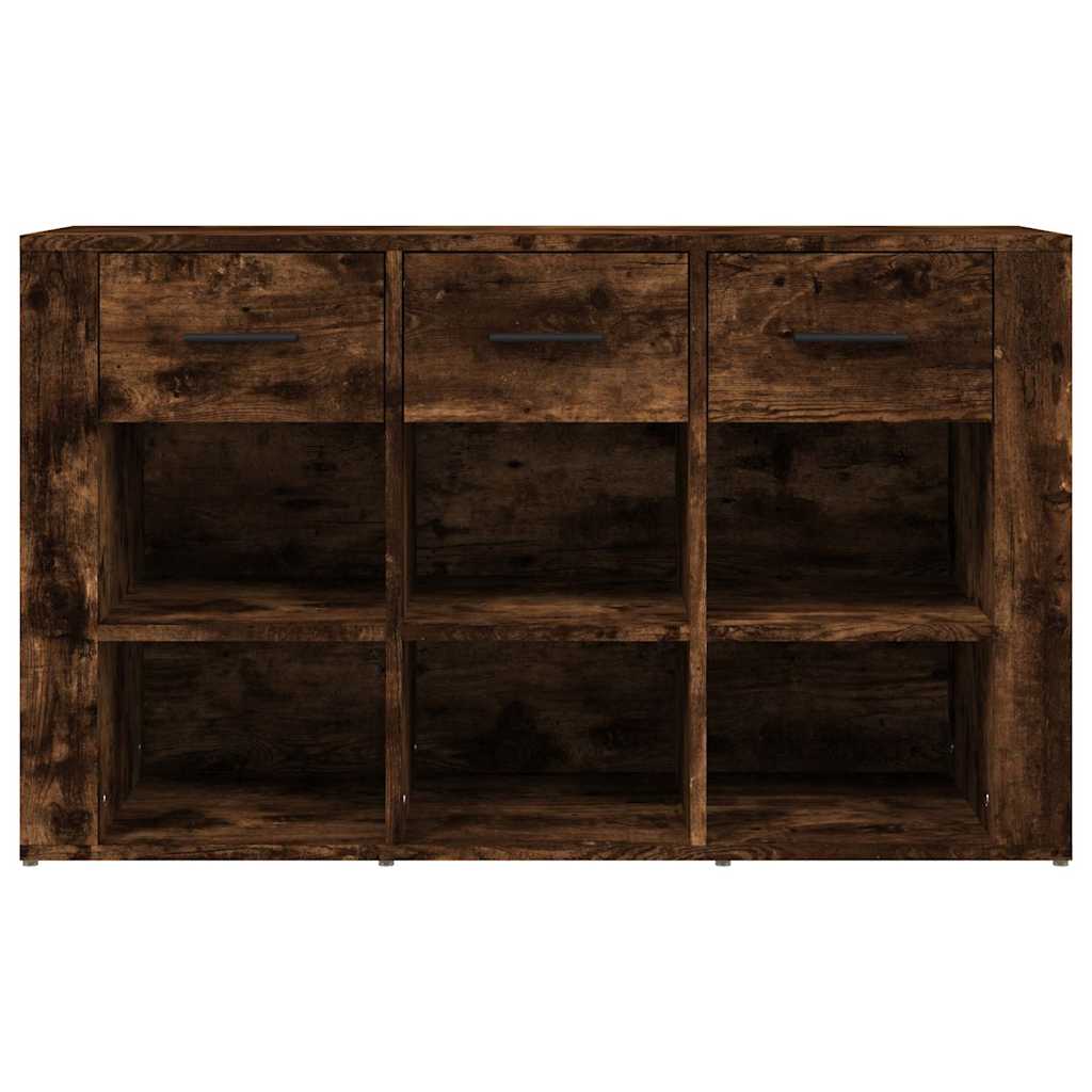 Sideboard Smoked Oak 100x30x59,5 cm Engineered Wood