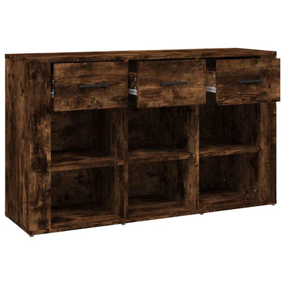 Sideboard Smoked Oak 100x30x59,5 cm Engineered Wood