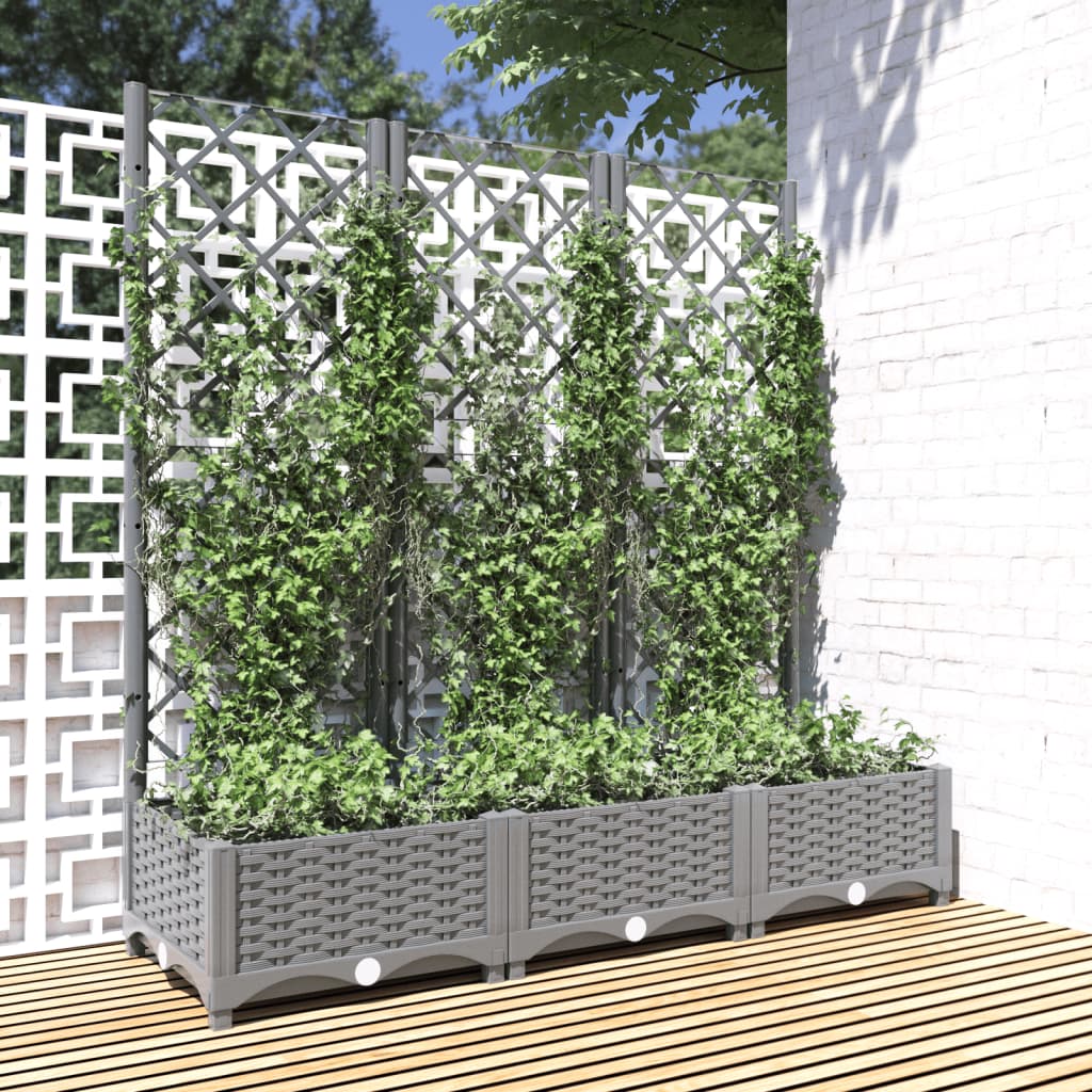 Garden Planter | Light grey | Polypropylene | Large | Planters
