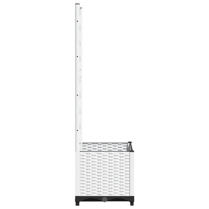 Garden Planter | White | PP (polypropylene) | 40x40x136 cm | Planters