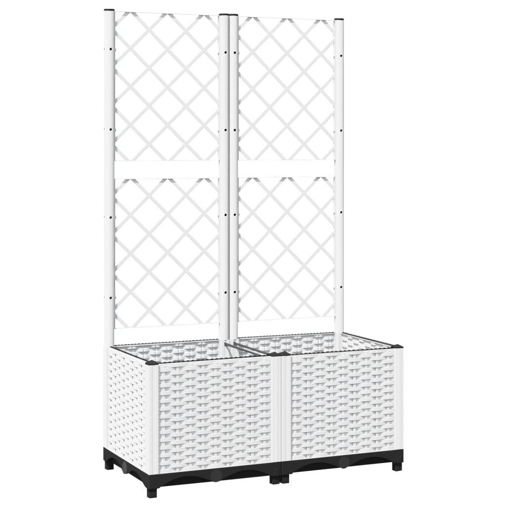 Garden Planter | White | Polypropylene | Medium | Planters