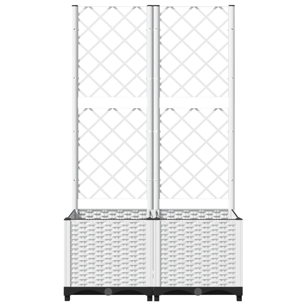 Garden Planter | White | Polypropylene | Medium | Planters
