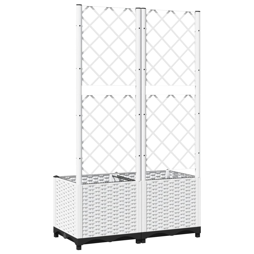 Garden Planter | White | Polypropylene | Medium | Planters