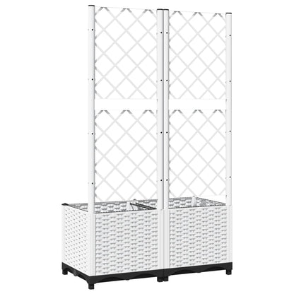 Garden Planter | White | Polypropylene | Medium | Planters