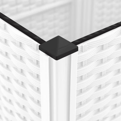 Garden Planter | White | Polypropylene | Medium | Planters