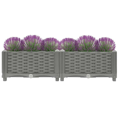 Raised Bed 80x40x23 cm Polypropylene