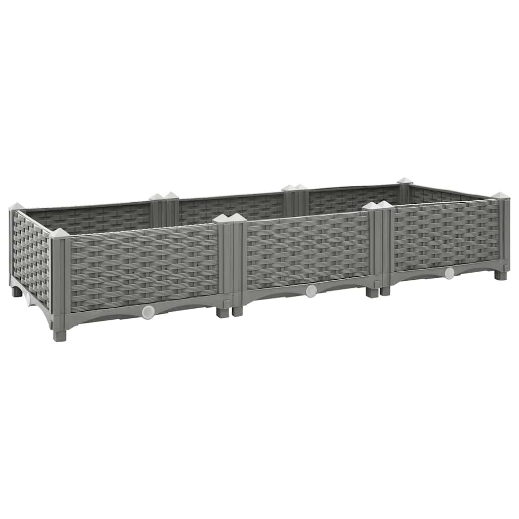Raised Bed 120x40x23 cm Polypropylene